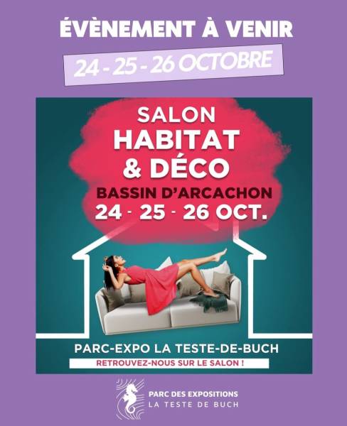 le bord de plage vous régale au salon de l habitat au parc expo de la teste de bush